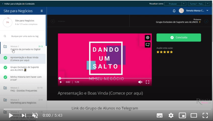 Curso Site para Negócios da Renata Massa – Vale a pena? Funciona? Resenha Completa Vídeo Curso por Dentro - Curso Site para Negócios da Renata Massa – Vale a pena? Funciona? Resenha Completa
