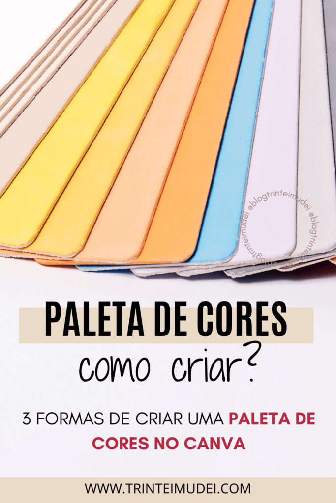 paleta de cores canva