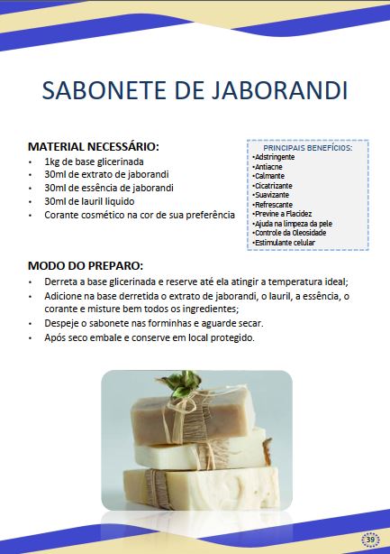 Receita de sabonete de jaborandi passo a passo sabonete de jaborandi - Receita de sabonete de jaborandi passo a passo