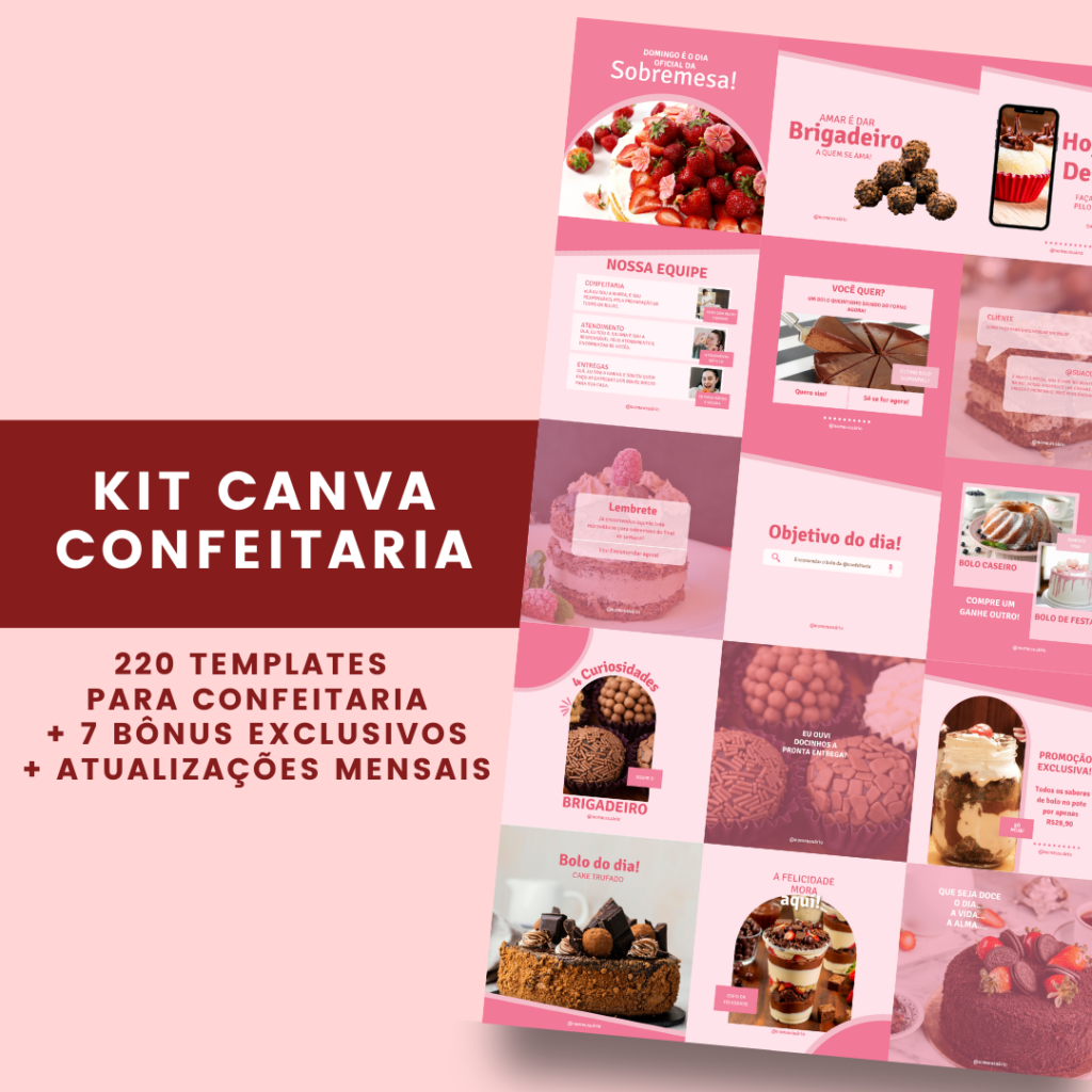 instagram de confeitaria